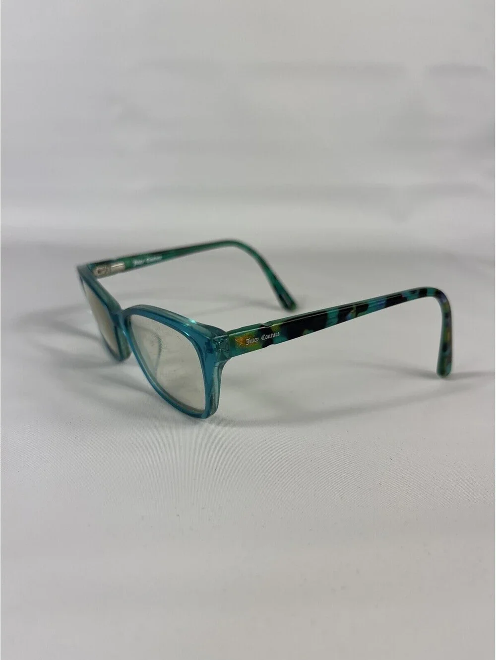 Juicy Couture Petite Eyeglasses Frames Only JU 938 ZI9 Clear Blue 47-16-130